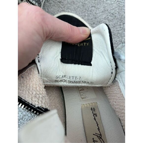 Nearly NEW VINTAGE HAVANA SNAKESKIN HIGH TOP SNEAKER, $117 - Picture 7 of 8